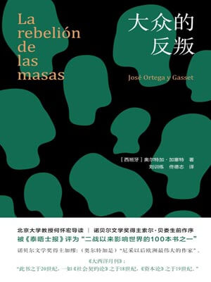 大众的反叛小说封面