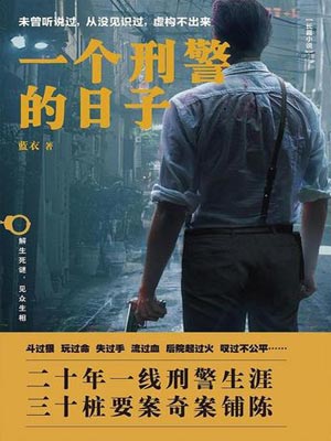 一个刑警的日子小说封面